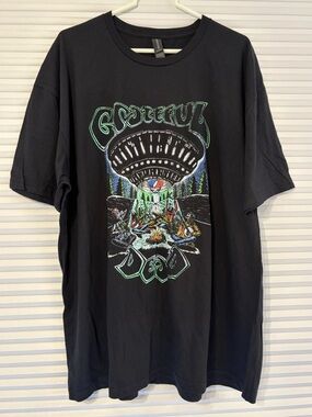 Mens 2XL Grateful Dead UFO Campfire Graphic Tee
